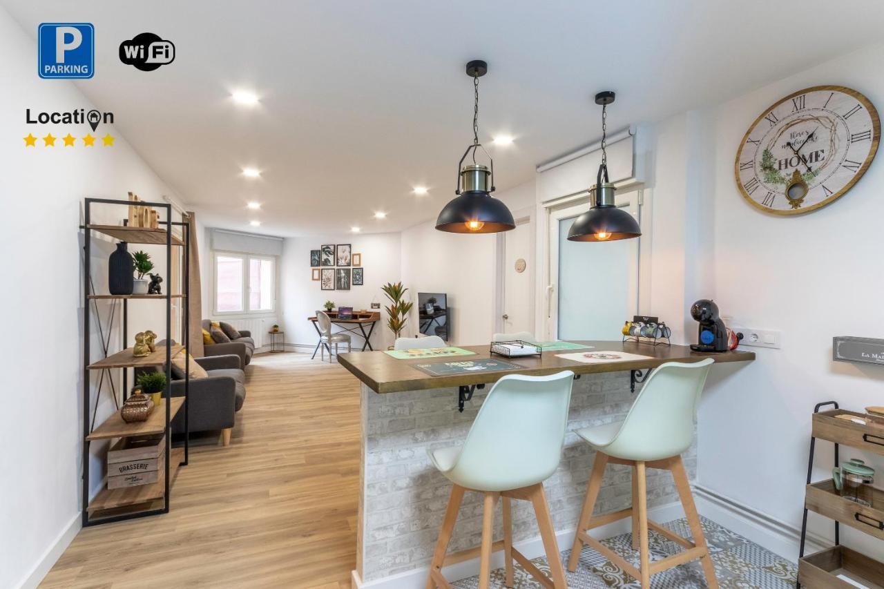 Apt In The Old Town With Cool Terrace!! Private Parking Bilbao Eksteriør bilde